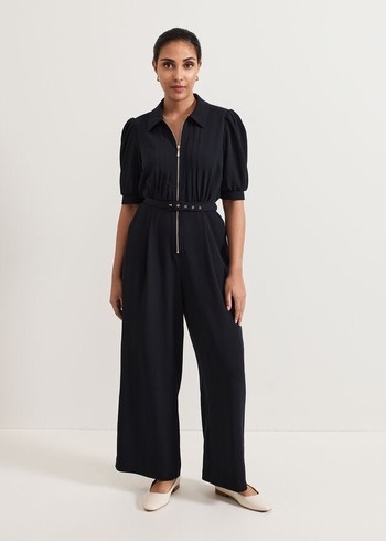 Phase Eight Petite Candice Jumpsuit Navy Canada | FZDIMR-652